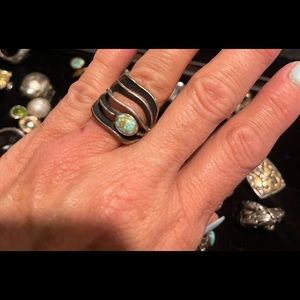 SS 925 and Turquoise ring